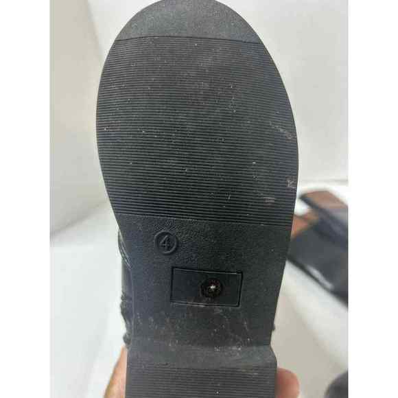 Arizona Black knee High Boots Low Heel Women Size 4M - Picture 10 of 13